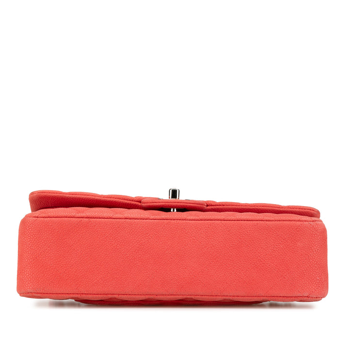 Medium Classic Caviar Double Flap Pink - Gaby Paris