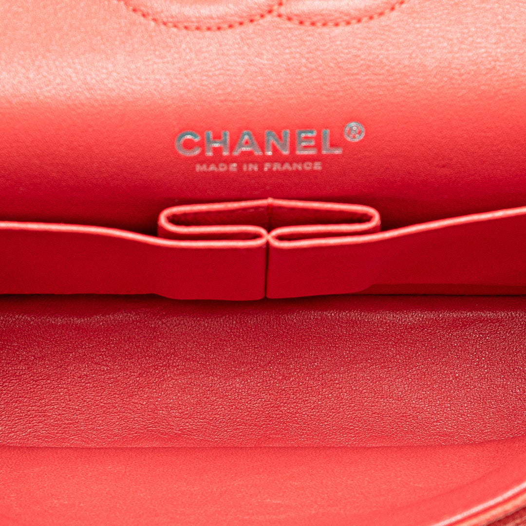 Medium Classic Caviar Double Flap Pink - Gaby Paris