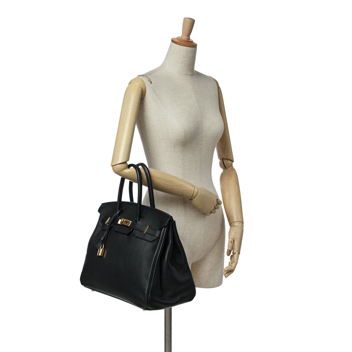 Swift Birkin Retourne 35 Black - Gaby Paris