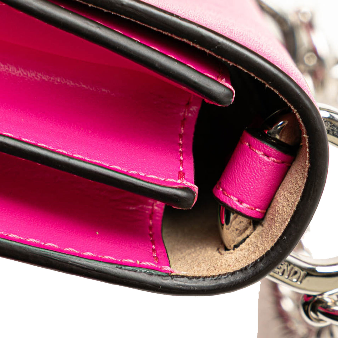 Small Leather Kan I Crossbody Pink - Gaby Paris