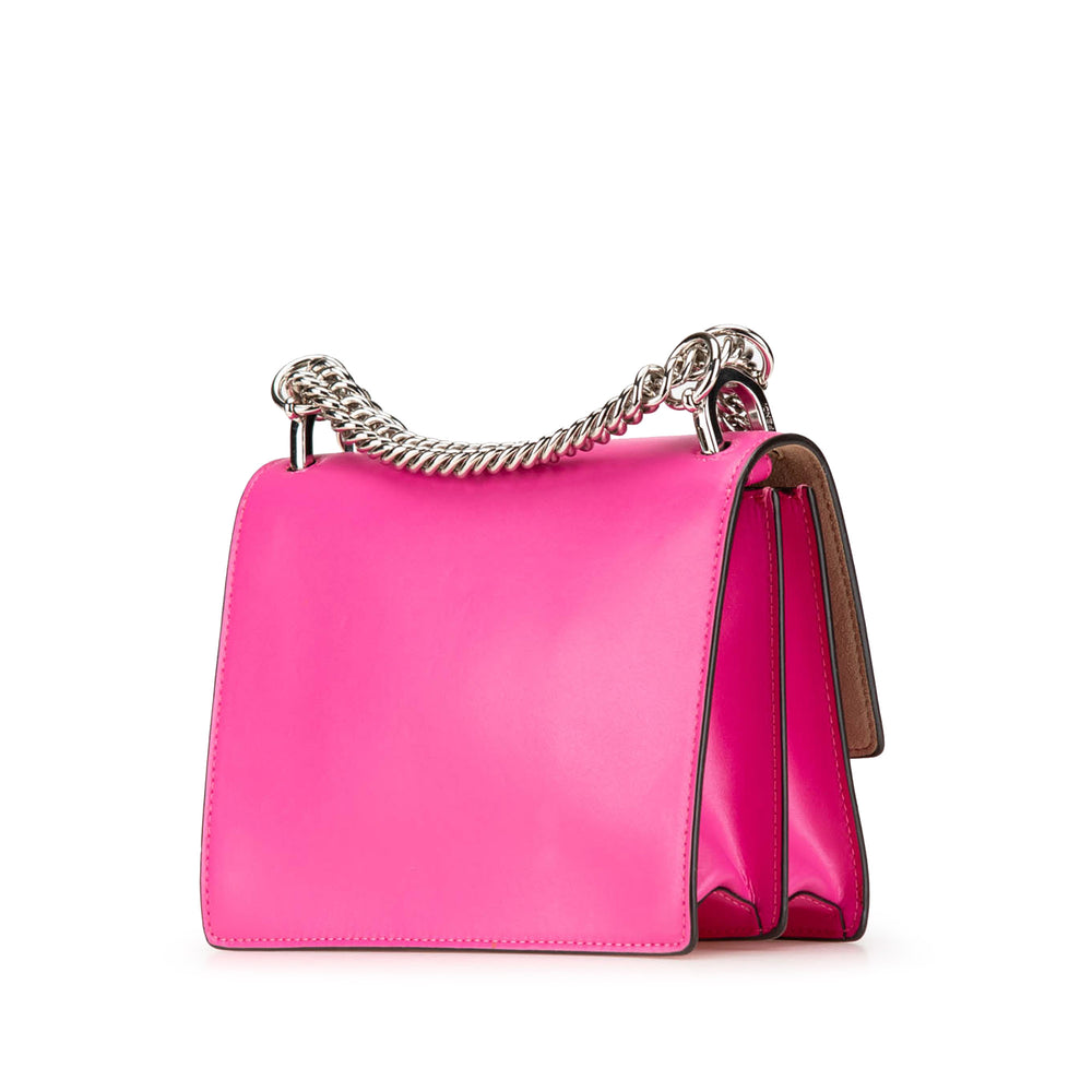 Small Leather Kan I Crossbody Pink - Gaby Paris