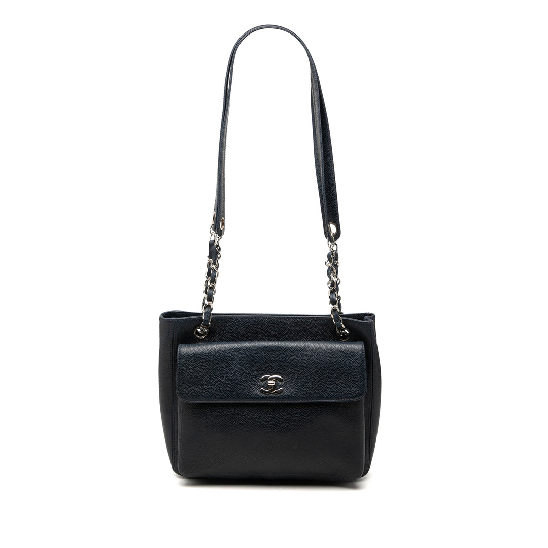 Chanel CC Caviar Front Pocket Sac bandoulière