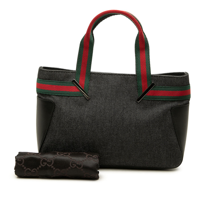 Gucci Web Sac Jean Noir – vue 7 – GABY PARIS