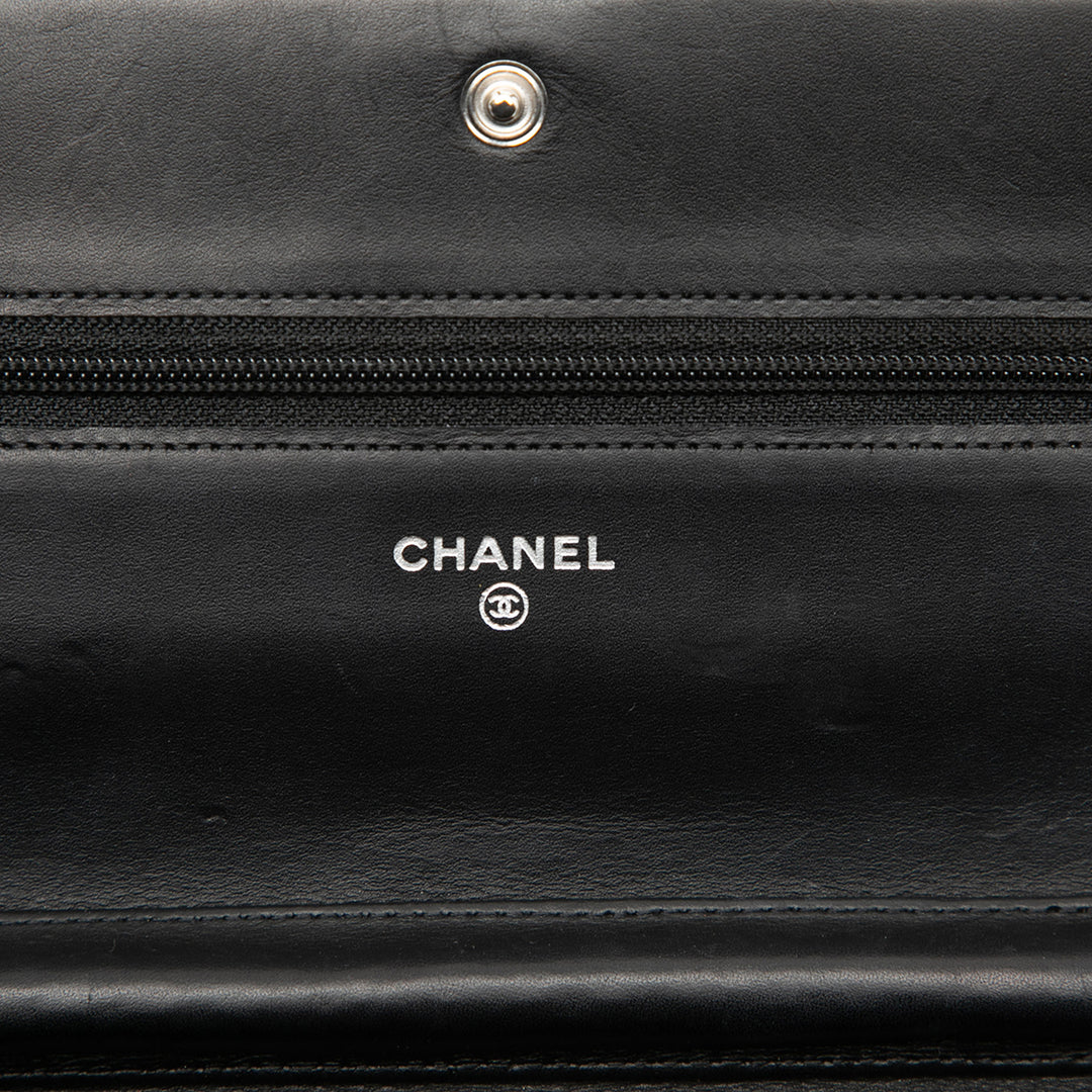 Chanel Cuir d’agneau Cambon Ligne Wallet on Chain