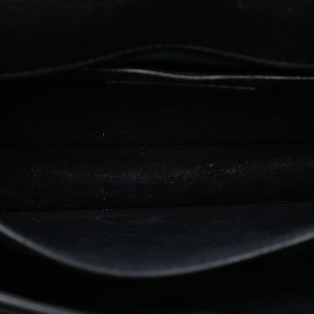 grainé Sunset Sac Moyen Cuir de veau grainé Noir