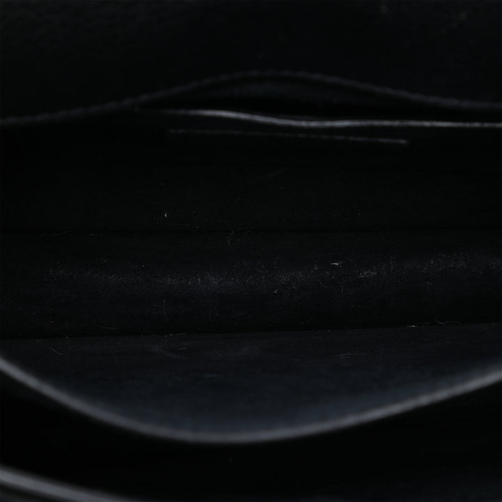 grainé Sunset Sac Moyen Cuir de veau grainé Noir