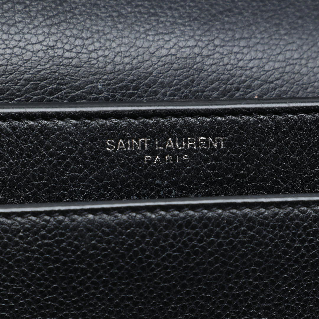 grainé Sunset Sac Moyen Cuir de veau grainé Noir