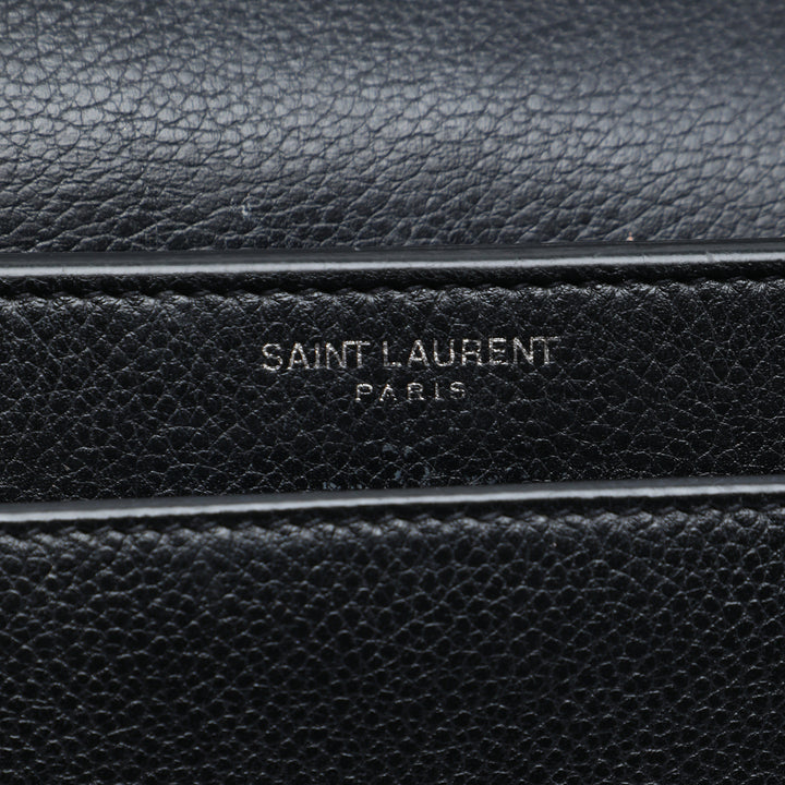 grainé Sunset Sac Moyen Cuir de veau grainé Noir