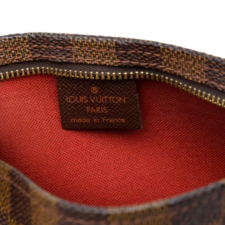 Louis Vuitton Trousse Pochette Damier Ébène Marron