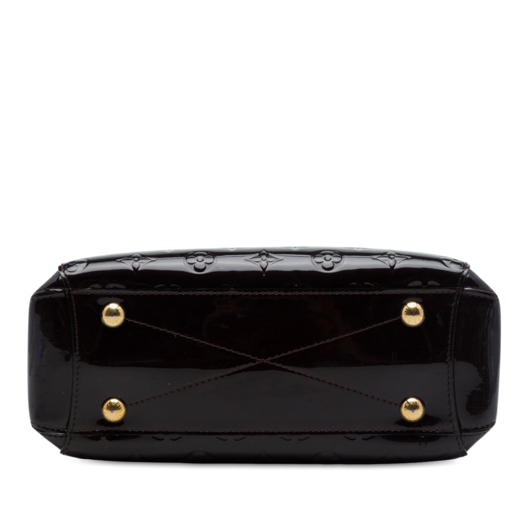 Louis Vuitton Montaigne BB Cuir verni Monogram Violet – vue 3 – GABY PARIS