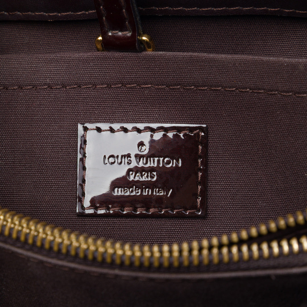 Louis Vuitton Montaigne BB Cuir verni Monogram Violet – vue 5 – GABY PARIS