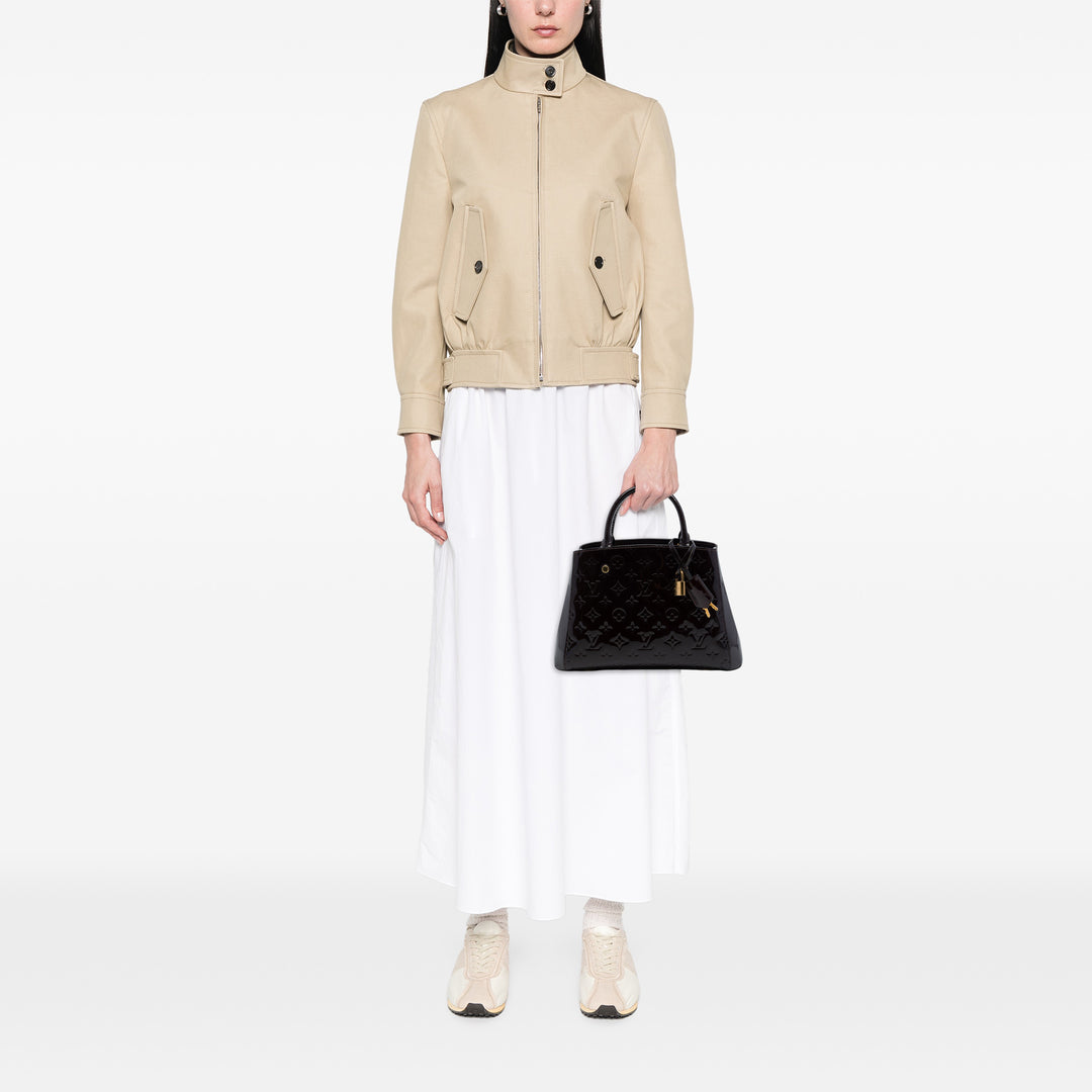 Louis Vuitton Montaigne BB Cuir verni Monogram Violet – vue 6 – GABY PARIS