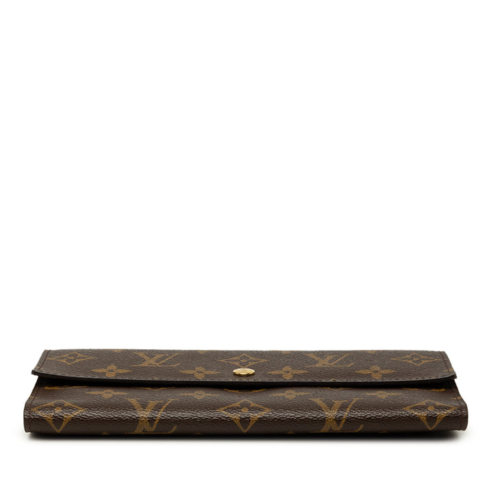 Porte Tresor International Monogram Marron