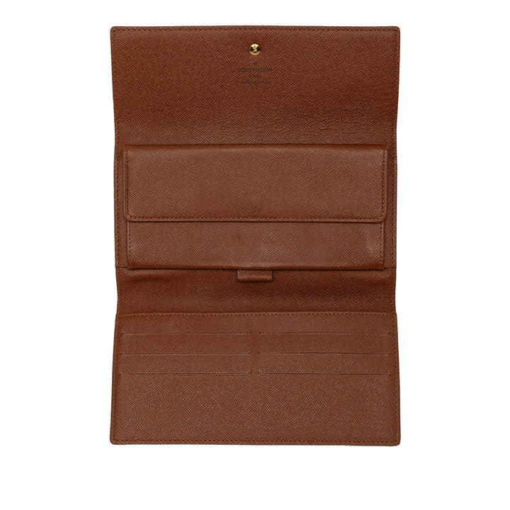 Porte Tresor International Monogram Marron