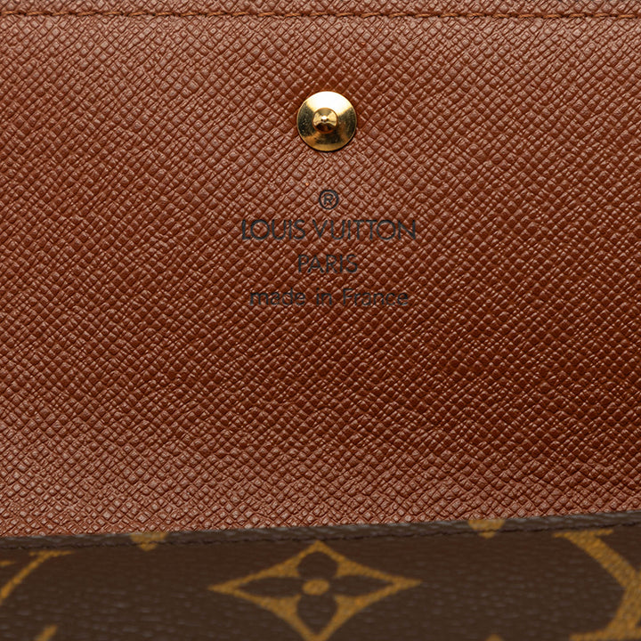 Porte Tresor International Monogram Marron