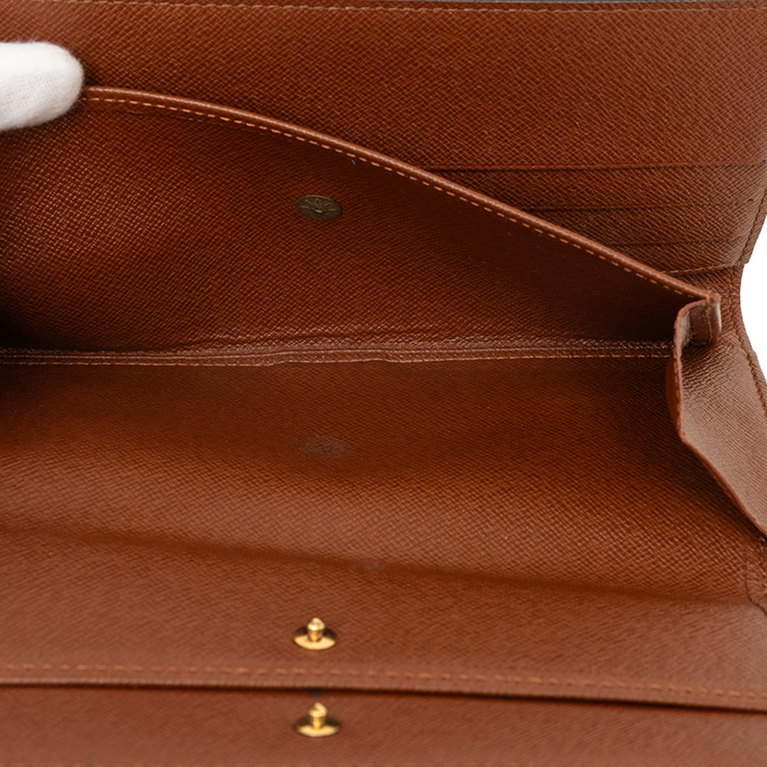 Porte Tresor International Monogram Marron