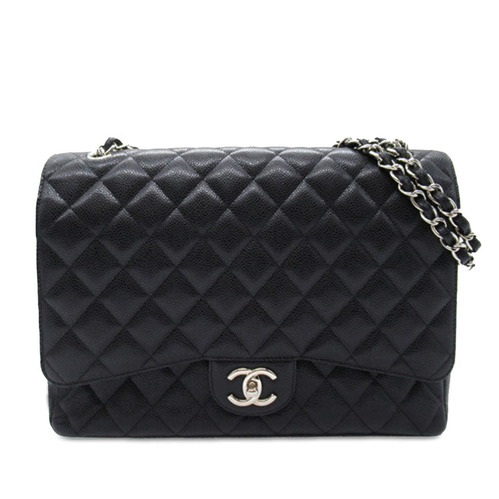 Chanel Maxi Classic Caviar Double rabat Noir – GABY PARIS Authentique