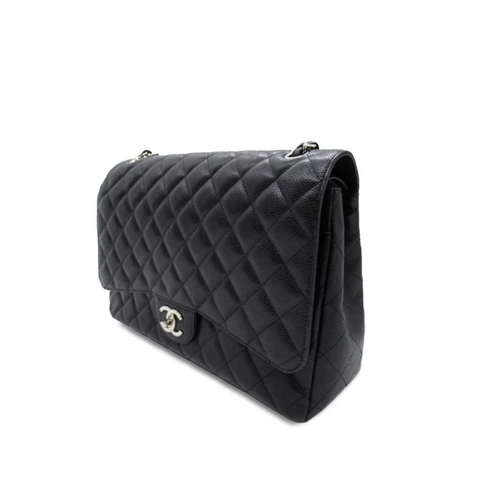 Chanel Maxi Classic Caviar Double rabat Noir – GABY PARIS Authentique
