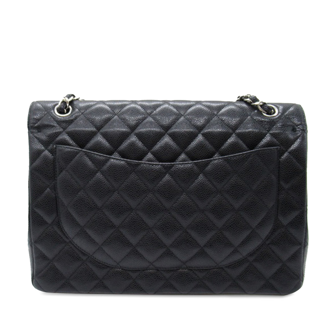 Chanel Maxi Classic Caviar Double rabat Noir – GABY PARIS Authentique