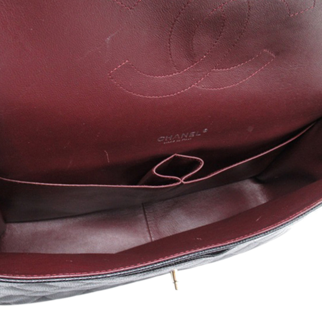 Chanel Maxi Classic Caviar Double rabat Noir – GABY PARIS Authentique