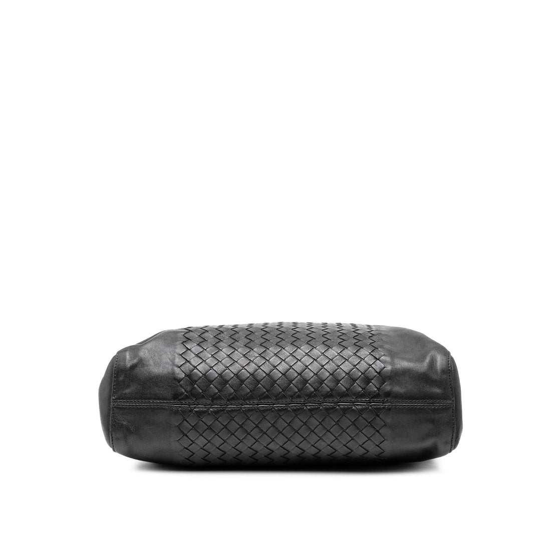 Bottega Veneta Nappa Intrecciato Vertical Convertible Sac cartable Noir – GABY PARIS Authentique