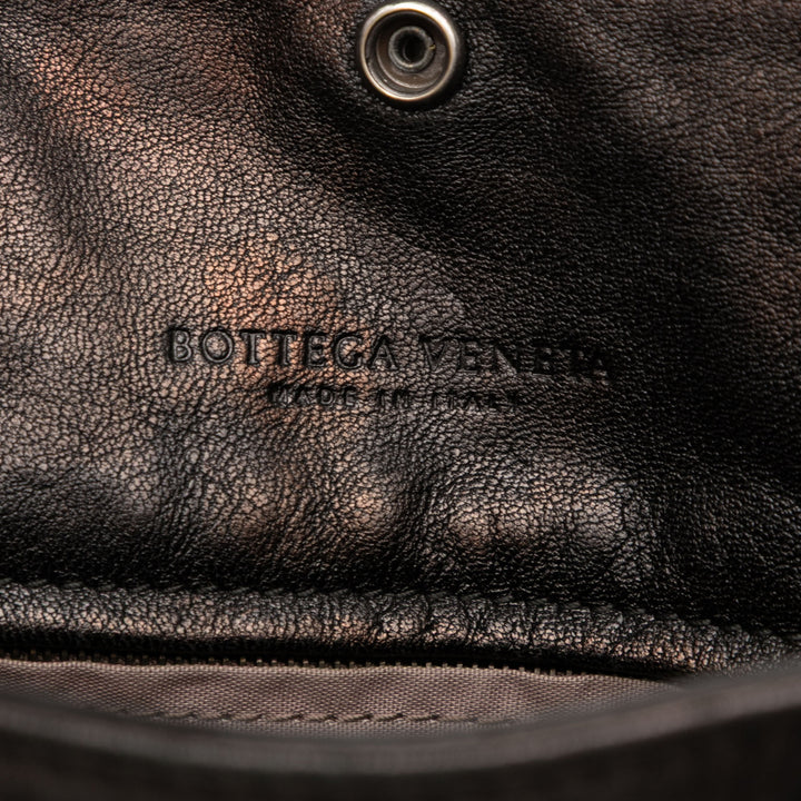 Bottega Veneta Nappa Intrecciato Vertical Convertible Sac cartable Noir – GABY PARIS Authentique
