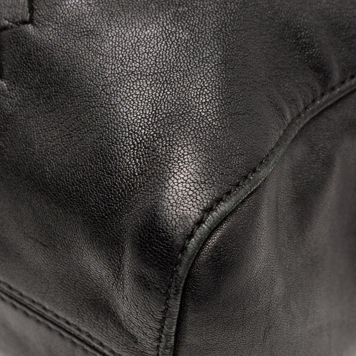 Bottega Veneta Nappa Intrecciato Vertical Convertible Sac cartable Noir – GABY PARIS Authentique