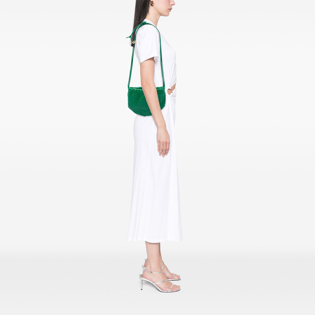 Bottega Veneta Sac bandoulière Intrecciato Bulb nappa Mini Vert – vue 5 – GABY PARIS
