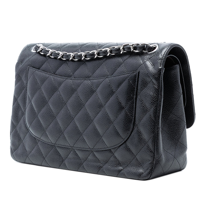 Chanel Jumbo Classic Caviar Double rabat
