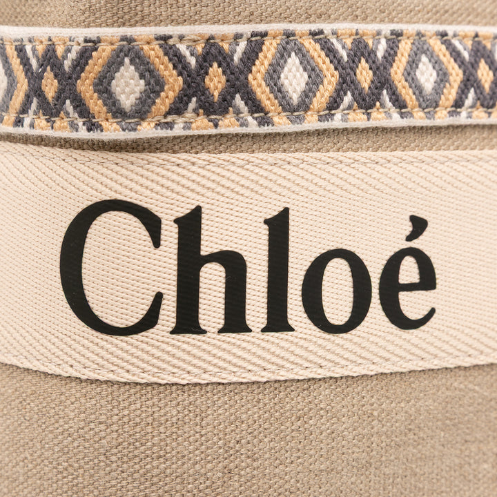 Chloé Medium Toile Woody Cabas