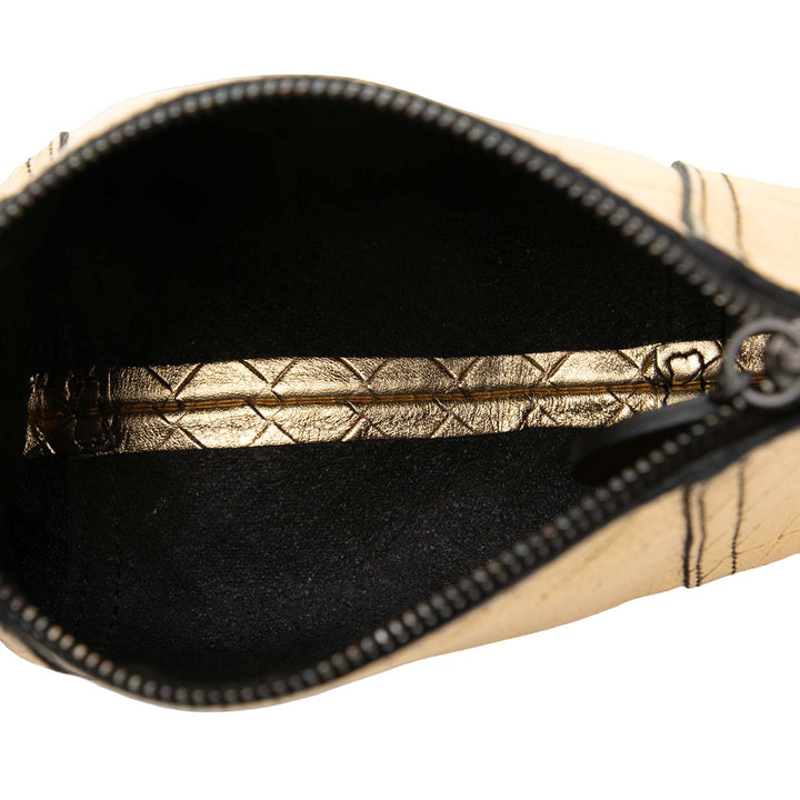 Métallisé Intrecciomirage Pochette nappa Doré