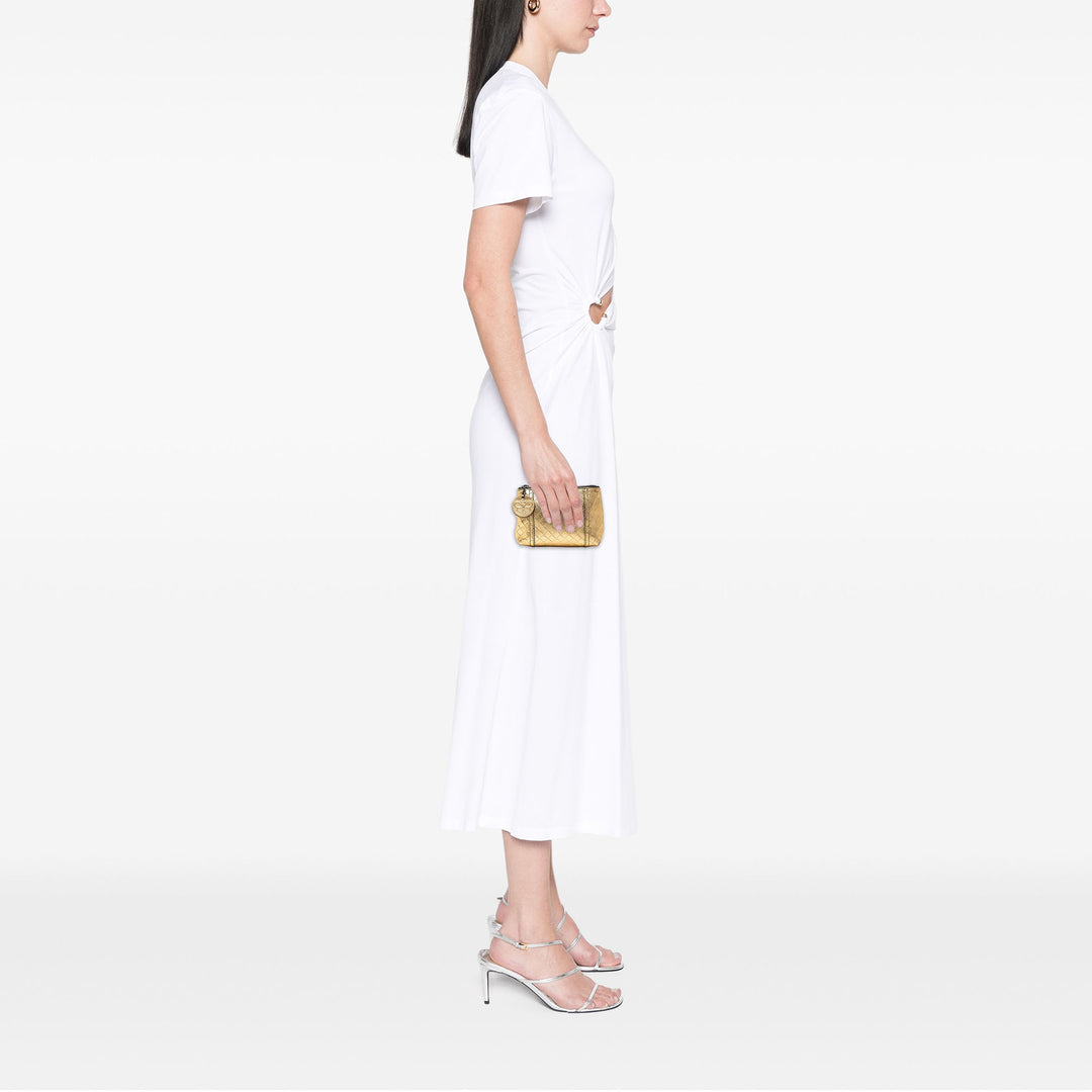 Métallisé Intrecciomirage Pochette nappa Doré