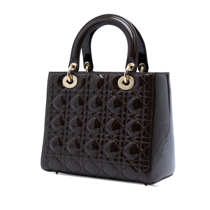 Dior Lady Dior Cannage Moyen Cuir