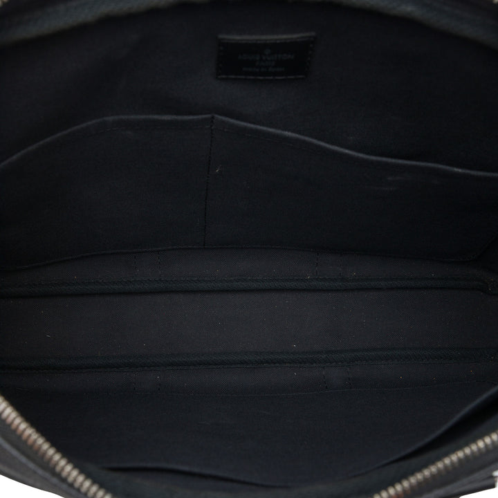 Porte Documents Voyage PM Damier Graphite Noir