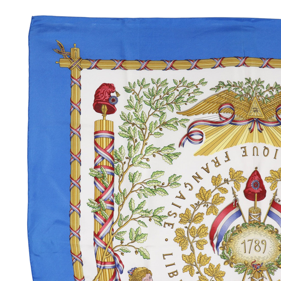 Republique Francaise Liberte Egalite Fraternite 1789 Foulard Multi Multicolore
