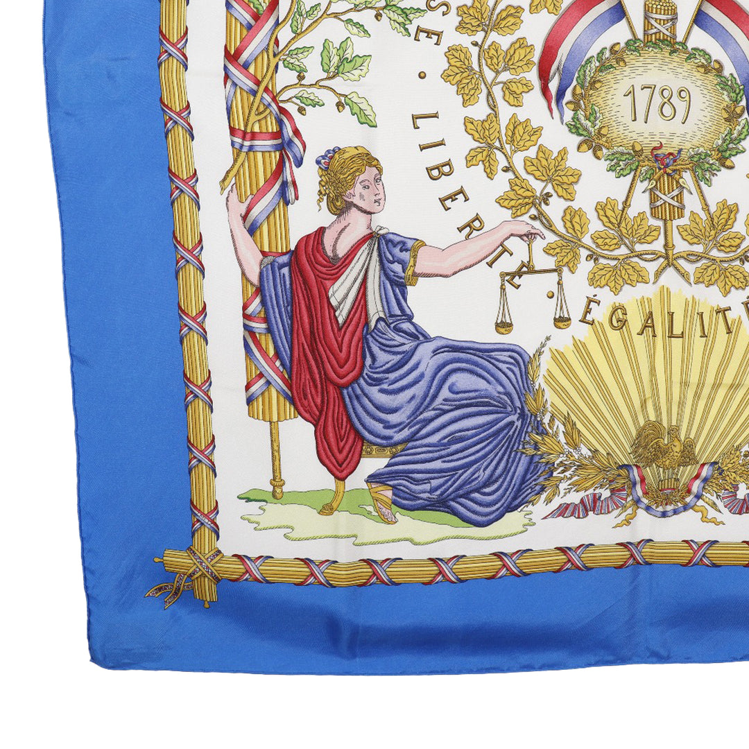 Republique Francaise Liberte Egalite Fraternite 1789 Foulard Multi Multicolore