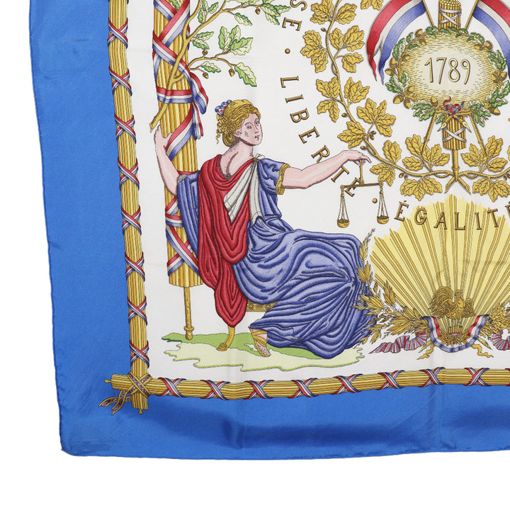 Republique Francaise Liberte Egalite Fraternite 1789 Foulard Multi Multicolore