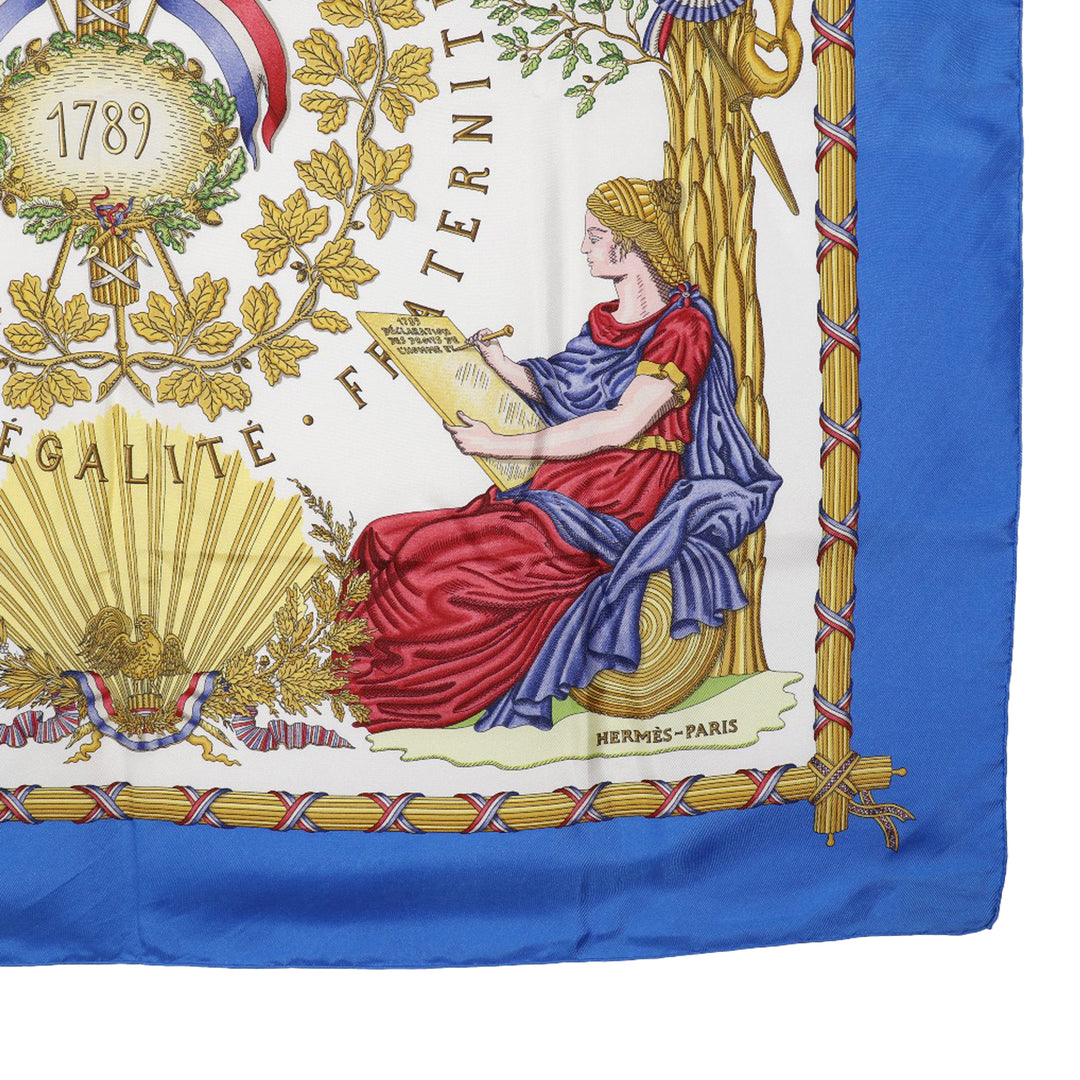 Republique Francaise Liberte Egalite Fraternite 1789 Foulard Multi Multicolore