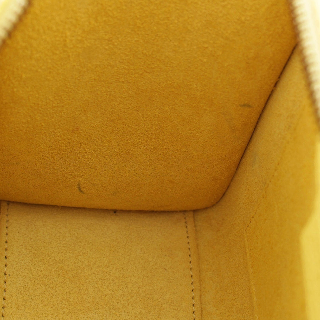 grainé Luggage Cabas Nano Cuir de veau grainé Jaune