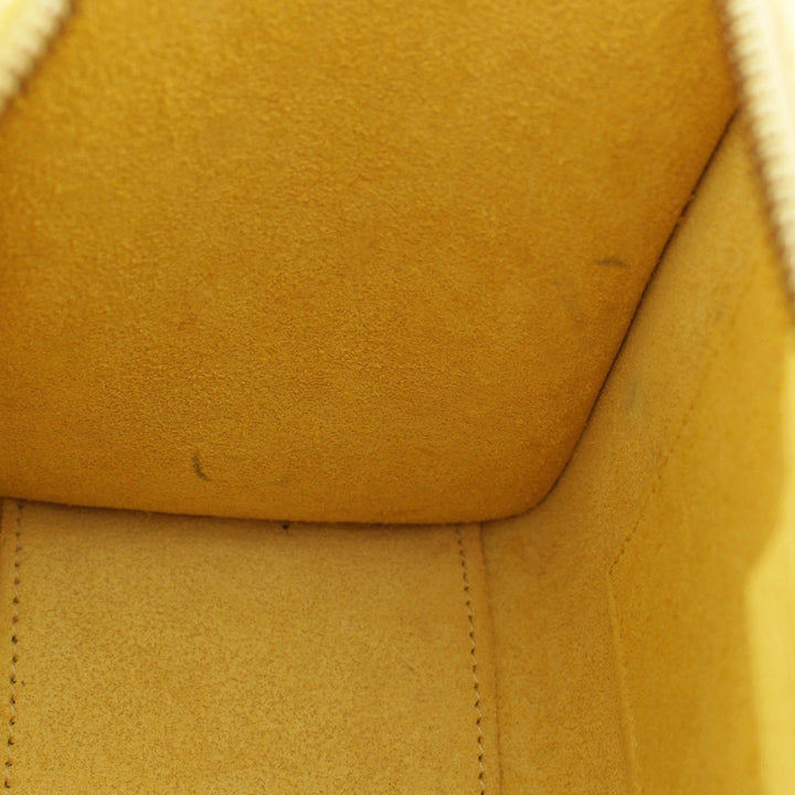 grainé Luggage Cabas Nano Cuir de veau grainé Jaune