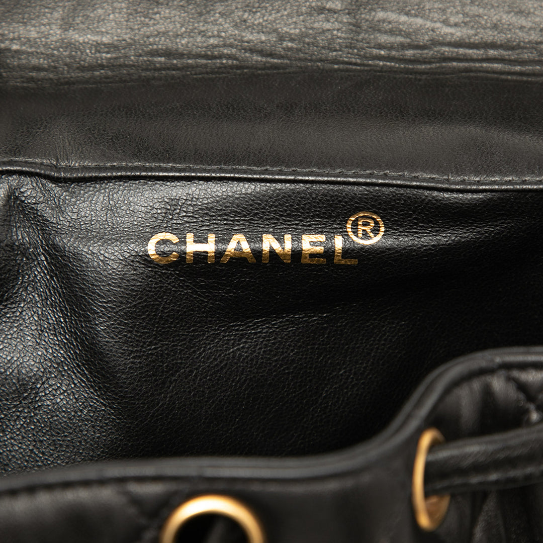 Chanel Medium Matelassé Cuir d’agneau Duma Sac à dos