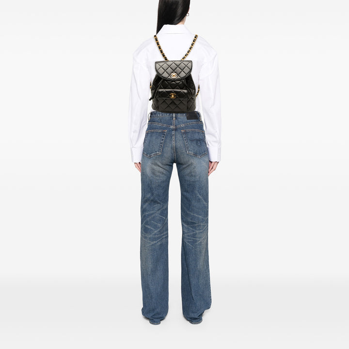 Chanel Medium Matelassé Cuir d’agneau Duma Sac à dos