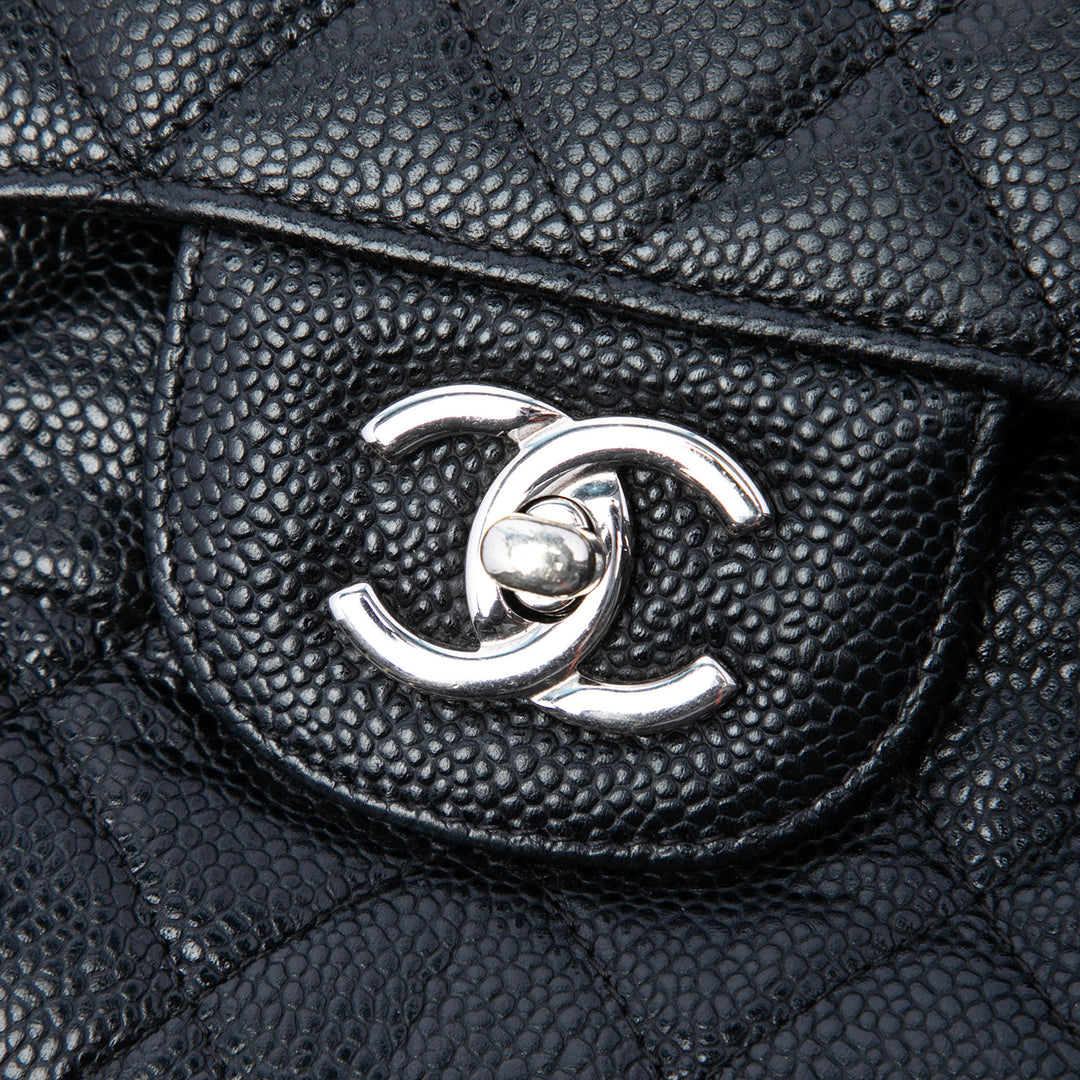 Chanel Jumbo Classic Caviar Double rabat
