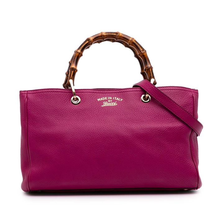 Gucci Medium Cuir de veau Bamboo Shopper Sac