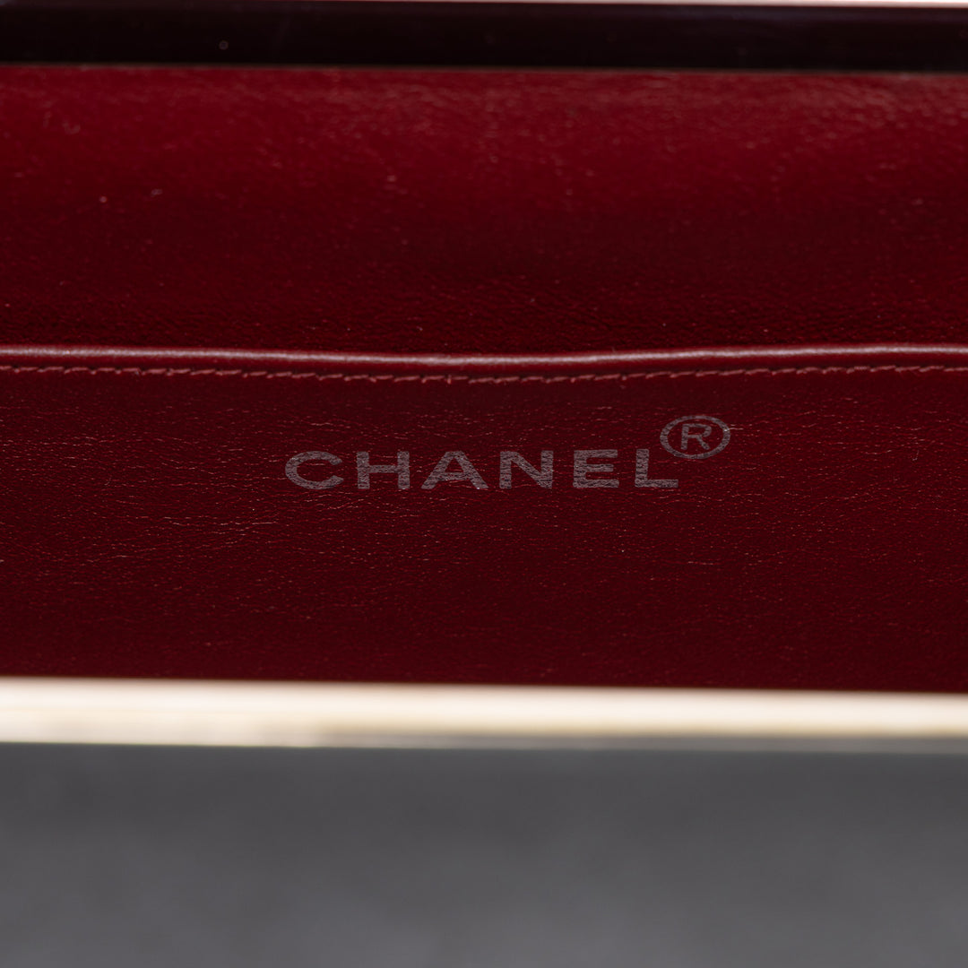 Chanel Matelassé Sac boîte Cuir d'agneau Noir – vue 5 – GABY PARIS