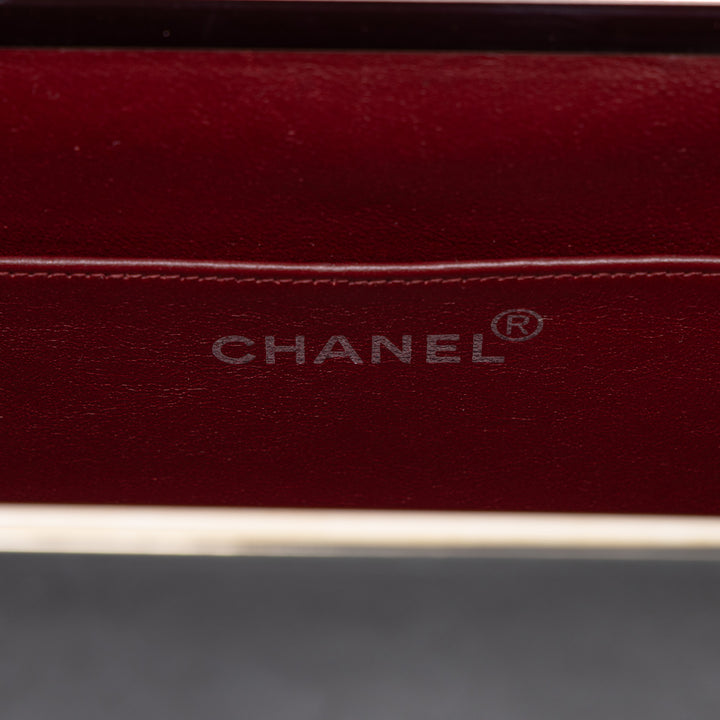 Chanel Matelassé Sac boîte Cuir d'agneau Noir – vue 5 – GABY PARIS