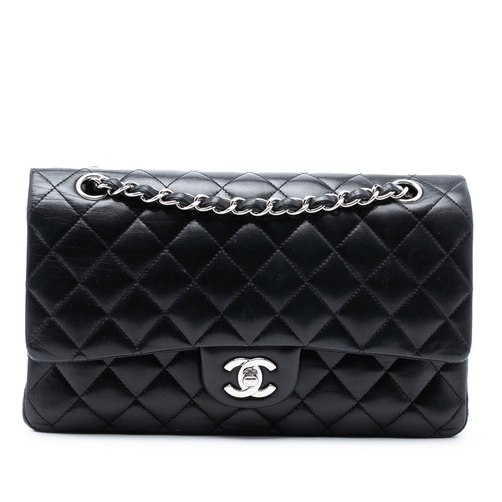 Chanel Medium Classic Cuir d’agneau Double rabat