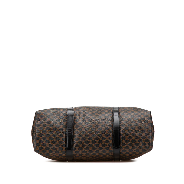 Macadam Coated Canvas Tote Black - Gaby Paris
