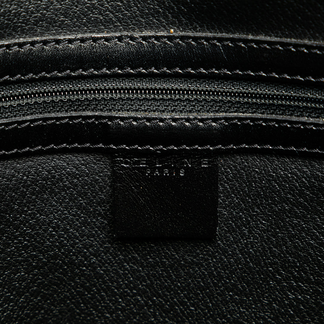 Macadam Coated Canvas Tote Black - Gaby Paris
