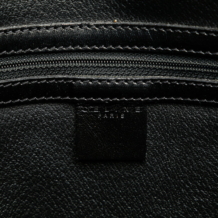 Macadam Coated Canvas Tote Black - Gaby Paris